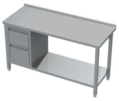 Wall table Cabinet with drawers and a shelf 1200x700x850 (h) mm